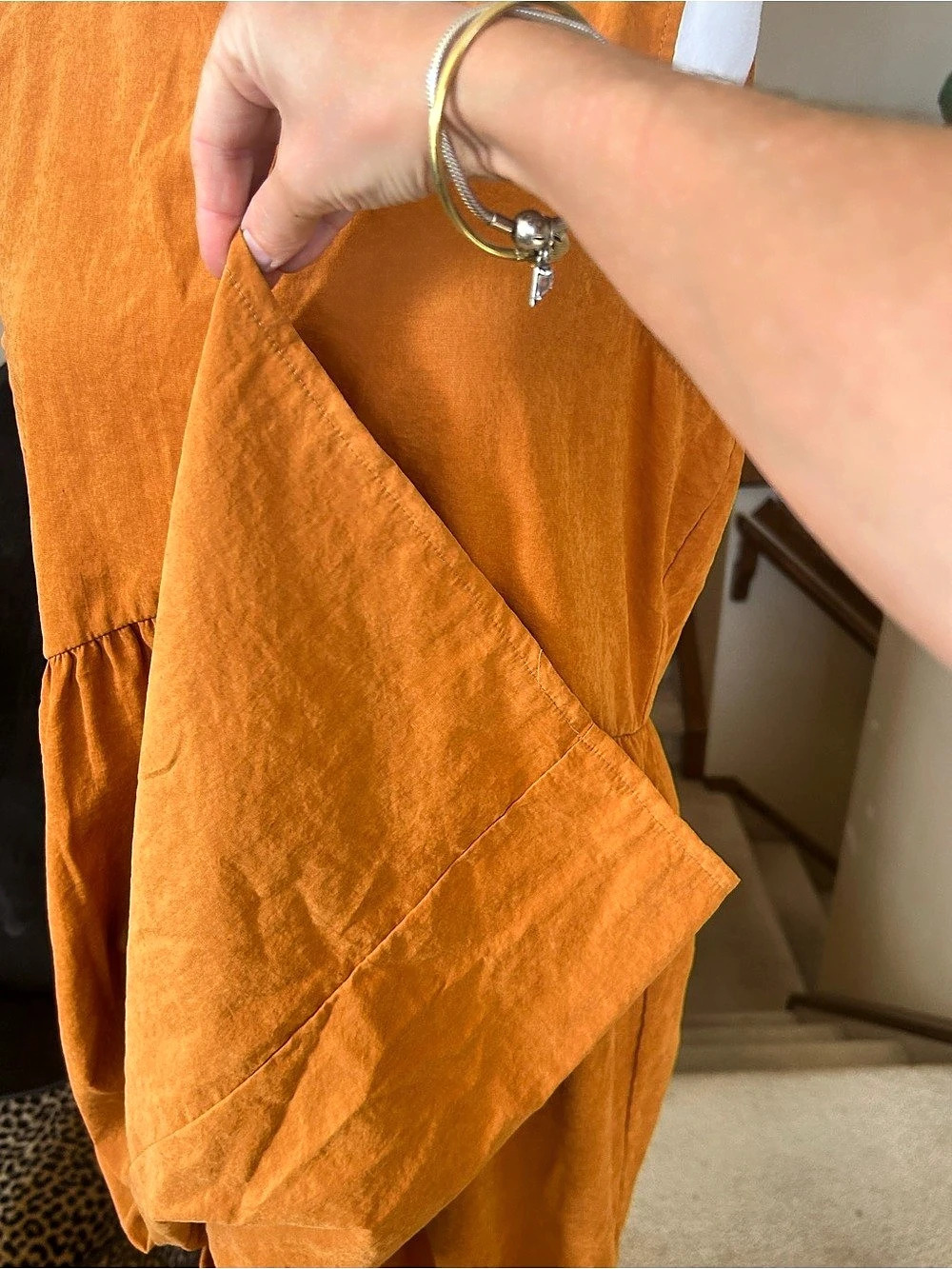 ASOS Women's Wide leg Jumpsuit in Orange size 10 - Picture 10 of 10